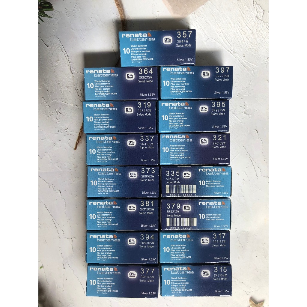 [HỎA TỐC HCM] 1 Viên Pin Renata Thụy Sĩ  SR416SW SR416 416 337 Chính Hãng