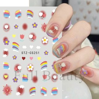Bộ miếng dán móng tay trang trí 3D nhiều mẫu