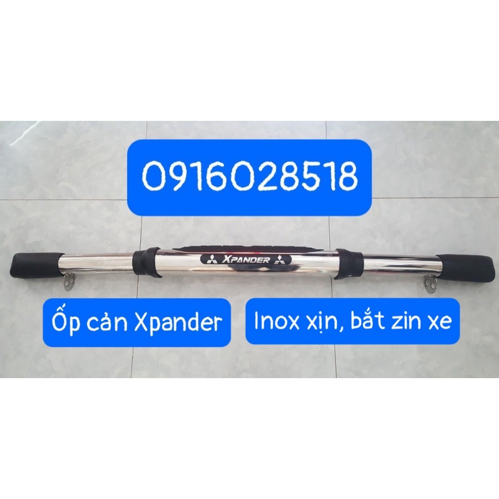 Ốp cản sau Xpander inoc xịn, thanh bảo vệ đít xe