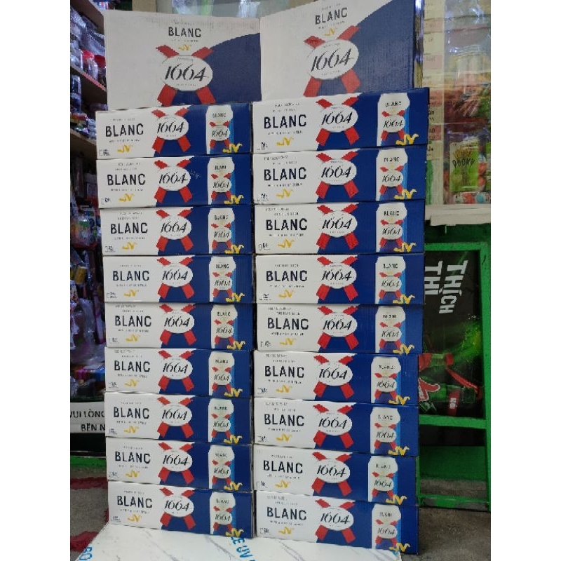 TU BIA 1664 BLANC  ❤️trúng thưởng❤️(24LON/ THÙNG) [HỎA TỐC]