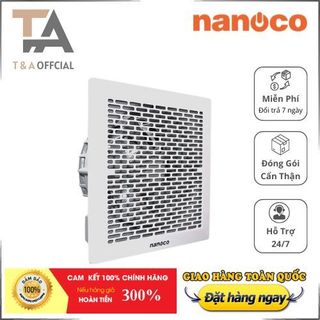 Quạt hút âm trần Nanoco NVC2020 không có ống dẫn