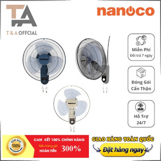 Quạt 3 cánh treo tường Nanoco NWF1611 2 dây