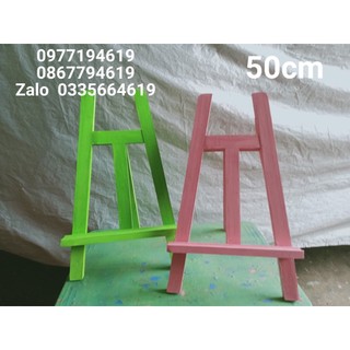 Giá vẽ gỗ 50cm ,Giá đỡ gỗ đa năng,giá trưng,giá đỡ tranh bày, nhiều màu