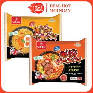 Mì trộn trứng muối cay/mì bò kim chi cay vifon gói 105g