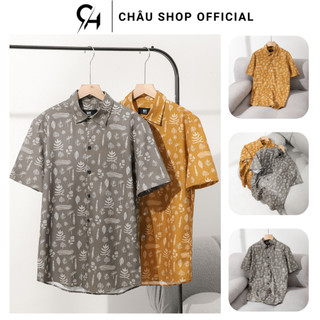 Áo Sơ Mi Nam, Áo Sơ Mi Nam Palmer CHÂU SHOP OFFICIAL Thoáng Mát Chất Mềm Mịn Form Rộng Rãi Phù Hợp Đi Chơi Đi Biển