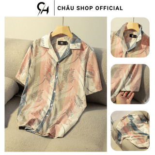 Áo Sơ Mi Nam, Áo Sơ Mi Lụa Nam Finas CHÂU SHOP OFFICIAL Màu Cá Tính Trẻ Trung Năng Động Chất Lụa Mềm Mịn Thoáng Mát