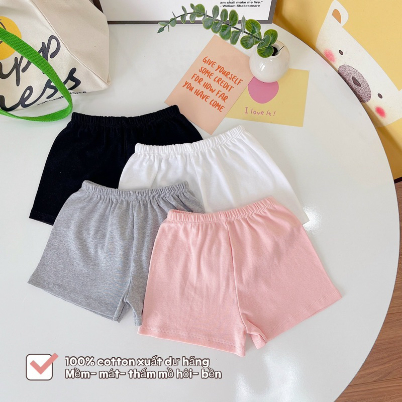 SET 4 QUẦN ĐÙI TRƠN CHO BÉ