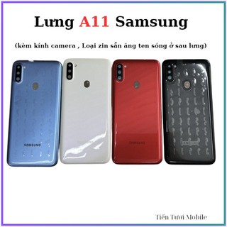 Vỏ lưng sam A11,kèm kính camera,khay sim