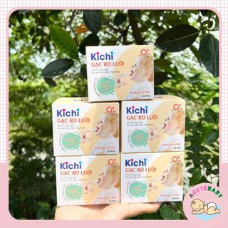 Rơ lưỡi cho bé hộp 25 khăn lau răng miệng tưa lưỡi Hàn Quốc Baby Bro - ACuteBaby