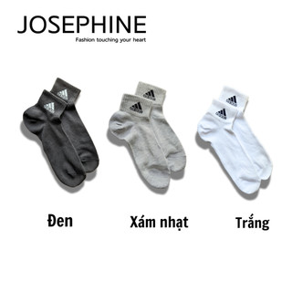 Josephine | set 5 đôi tất / vớ nam cổ trung thể thao adidas