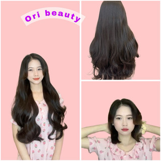 Tóc kẹp chữ u 3/4 đầu❤️💕freeship- hình thật-U 02