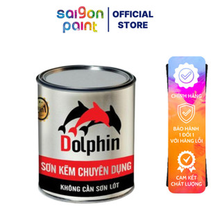 Tặng Cọ, Nhám Tùy vào giá trị đơn Sơn Kẽm Xám Đậm Xingfa Dolphin Lon 800gram Màu Xingfa Sang Trọng Cho Nhà Của Bạn