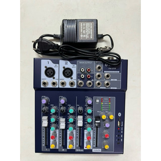 BỘ CHỘN ÂM THANH MIXER F4 USB CÓ BLUETOOTH