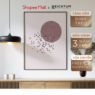 Tranh treo tường canvas tráng gương SET1 của REICHTUM - Phòng khách/ Decor nhà ngủ/ Chất liệu bền bỉ
