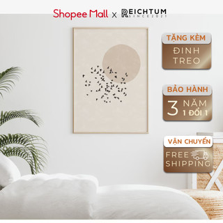 Tranh treo tường canvas tráng gương SET1 của REICHTUM - Phòng khách/ Decor nhà ngủ/ Chất liệu bền bỉ