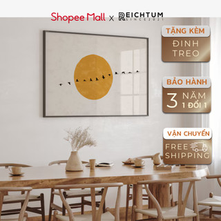 Tranh treo tường canvas tráng gương SET1 của REICHTUM - Phòng khách/ Decor nhà ngủ/ Chất liệu bền bỉ