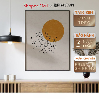 Tranh treo tường canvas tráng gương SET1 của REICHTUM - Phòng khách/ Decor nhà ngủ/ Chất liệu bền bỉ