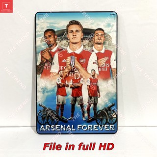 Tranh treo tường tráng gương CLB Arsenal,Tranh CLB Arsenal full HD, tranh TheTrend