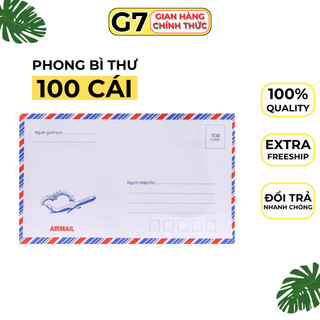 Phong bì Bưu điện, phong bì thư 100c