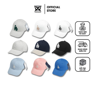 Mũ Lưỡi Trai Meowist Unisex MLB Chất Liệu Vải Kaki Logo LA,Thời Trang, Thể Thao, Lịch Lãm