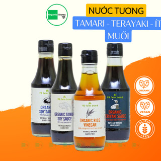 Nước tương hữu cơ Tamari và Teriyaki 200ml - PBFarm