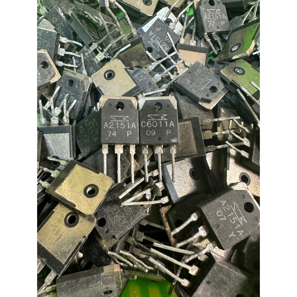 2 cặp sò Sanken A2151A C6011A A2151 C6011 2151 6011 tháo máy