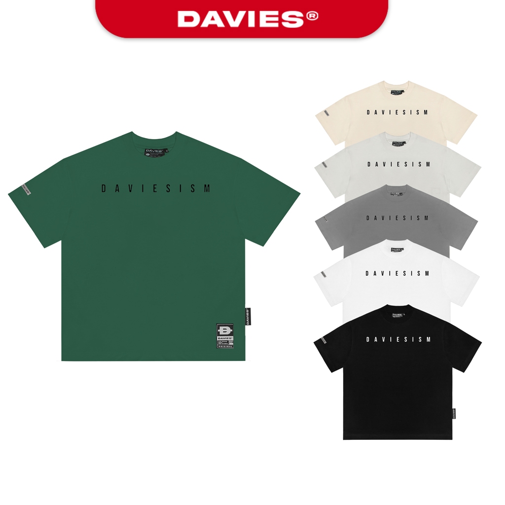 Áo phông nam nữ form rộng tay lỡ nhiều màu basic tee local brand DAVIES Daviesism| D28-T16