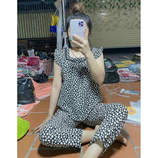 Bộ lụa quần dài 9 tấc. 40-60kg.