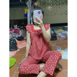 Bộ lụa quần dài 9 tấc. 40-60kg.