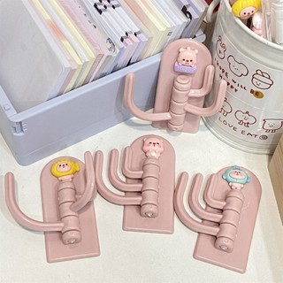 Móc Treo Tường 3 Nhánh Xoay Dán Tường Chịu Lực Dính Siêu Chắc Siêu Bền Để Vật Dụng, Chìa Khóa, Quần áo