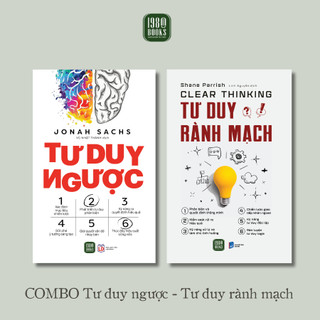 Sách - combo 2 cuốn: tư duy ngược + tư duy rành mạch
