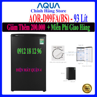 [AQUA D99FA 90 LÍT và AQUA D59FA 50 Lít ] Tủ lạnh Aqua 50 lít AQR-D59FA(BS) và AQR-D99FA(BS) 90 LÍT