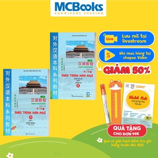 Sách - Combo Giáo Trình Hán Ngữ Tập 3 (Quyển Thượng và Quyển Hạ) - Tặng Kèm App Online