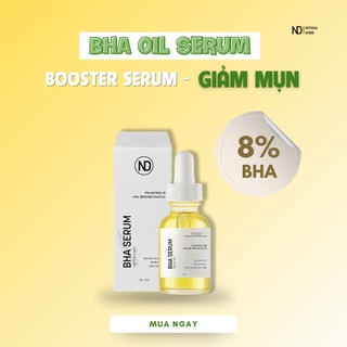 Serum giảm mụn , tẩy tế bào chết BHA serum oil by ND 8% 15ml