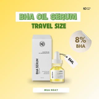 Serum Giảm Mụn , Tẩy Tế Bào Vhết BHA Serum Oil By ND 8% 5ml