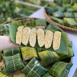 Tempeh đậu gà, tempeh đậu nành gói là chuối 500gr