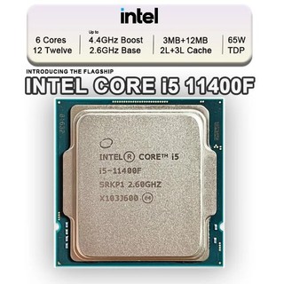 CPU INTEL CORE I5-11400F TRAY (2.6GHZ TURBO UP TO 4.4GHZ, 6 NHÂN 12 LUỒNG, 12MB CACHE, 65W) - LGA 1200 - BH 36 Tháng