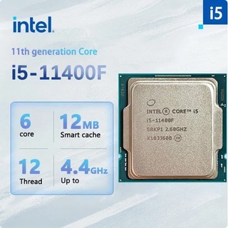 CPU INTEL CORE I5-11400F TRAY (2.6GHZ TURBO UP TO 4.4GHZ, 6 NHÂN 12 LUỒNG, 12MB CACHE, 65W) - LGA 1200 - BH 36 Tháng