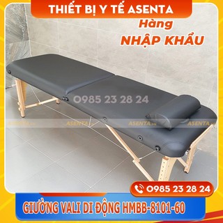 Giường spa, nối mi, phun xăm xếp gọn Hi-Mec HMBB-8101-60 (Đen)