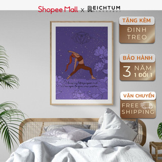 Tranh treo tường canvas tráng gương SET1 của REICHTUM - Phòng khách/ Decor nhà ngủ/ Chất liệu bền bỉ