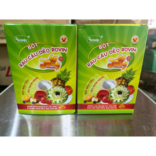 BỘT RAU CÂU DẺO JELLY ROVIN HOÀNG YẾN 120G ( 1 HỘP 12 GÓI)