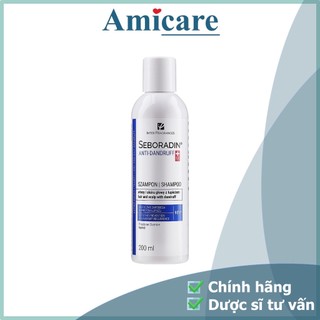  Seboradin Dầu Gội Ngăn Ngừa Tiết Bã Nhờn, Giảm Gàu & Làm Dịu Da Đầu ANTI - DANDRUFF Shampoo - Chai 200ml