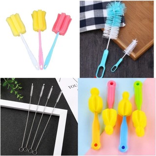 Cọ bọt biển/ cọ cước rửa bình sữa, núm ti, ống hút cho bé , cọ rửa ly, cốc cho gia đình