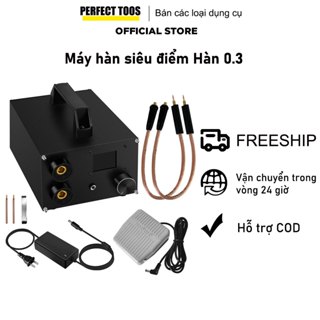 máy hàn cell pin Hàn 0.3 Máy hàn điểm hiển thị kỹ thuật số Super Ferra Capacitor máy hàn cell pin cầm tay 18650 Nickel