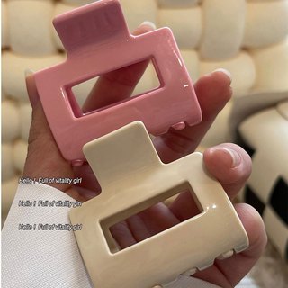 Kẹp Tóc Càng Cua Hinh Vuông Bằng Nhựa Phong Cách Hàn Quốc Cho Nữ