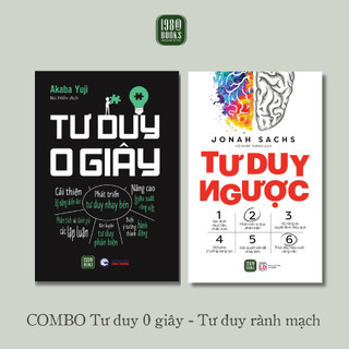 Sách - Combo 2 Cuốn: Tư Duy Ngược + Tư Duy 0 Giây