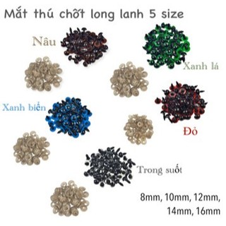 Mắt thú chốt nhiều màu