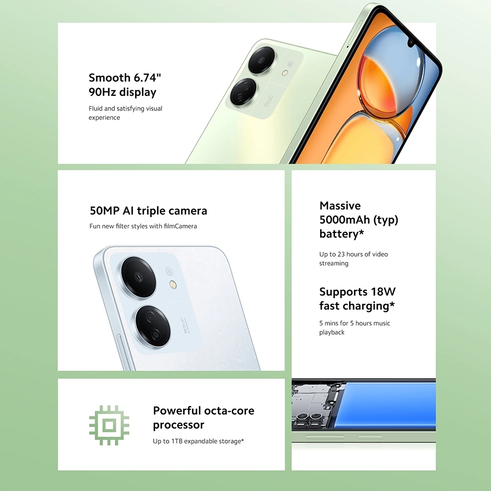 Điện Thoại Xiaomi Redmi 13C 5G 8GB/256GB - Hàng Chính Hãng | BigBuy360 - bigbuy360.vn