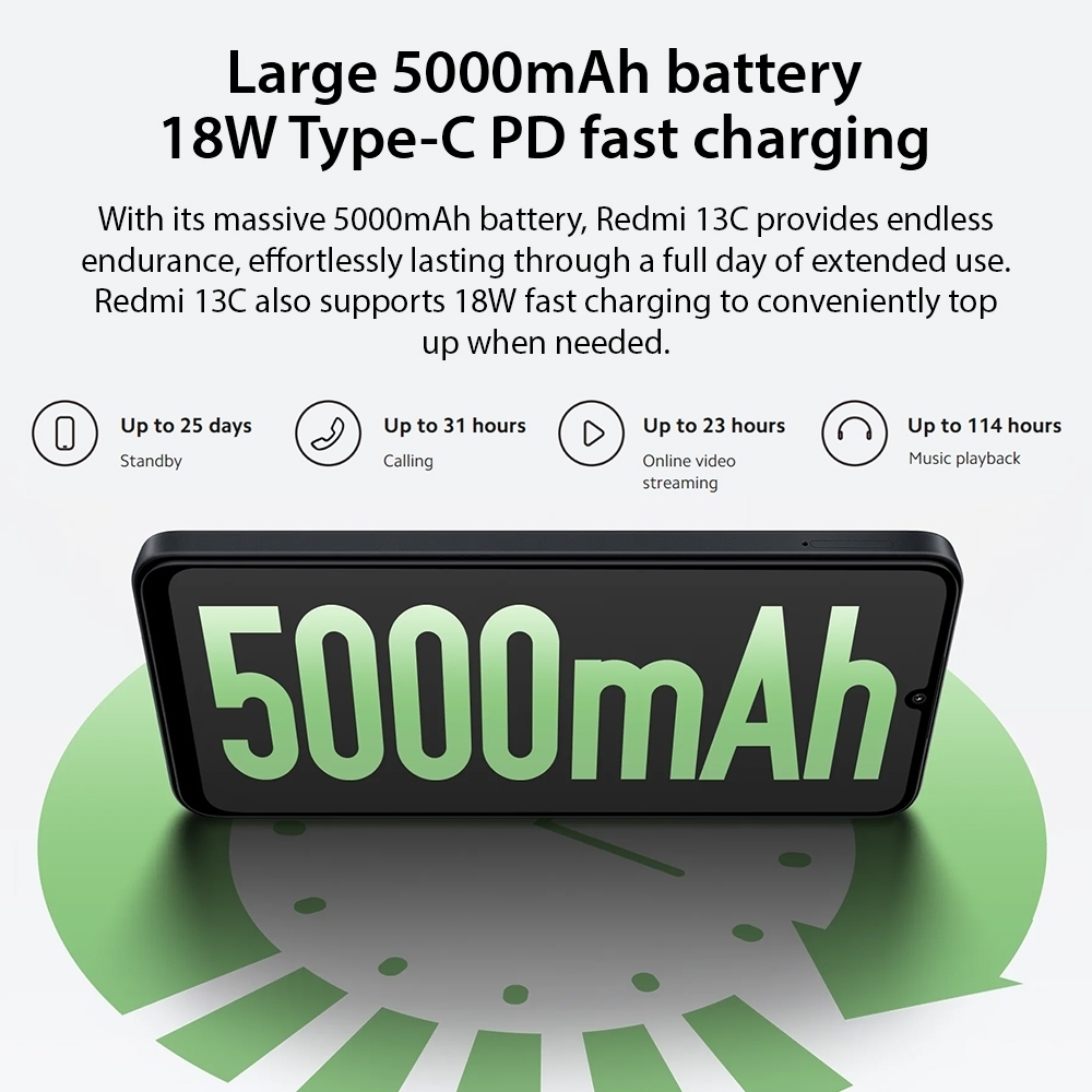 Điện Thoại Xiaomi Redmi 13C 5G 8GB/256GB - Hàng Chính Hãng | BigBuy360 - bigbuy360.vn