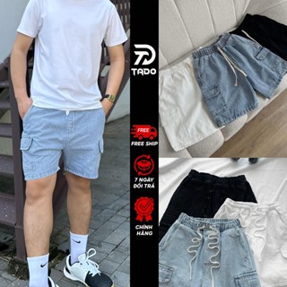 Quần Short Jean Nam Đùi Bò Túi Hộp Co Dãn 4 Chiều Trơn Avocado, Quần Đùi Bò Nam Mùa Hè Hot Trend 2024